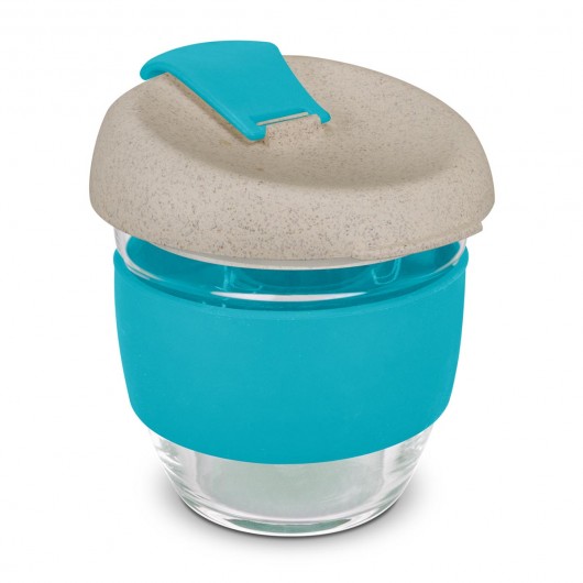 Light Blue 250mL Natura Glass Cups